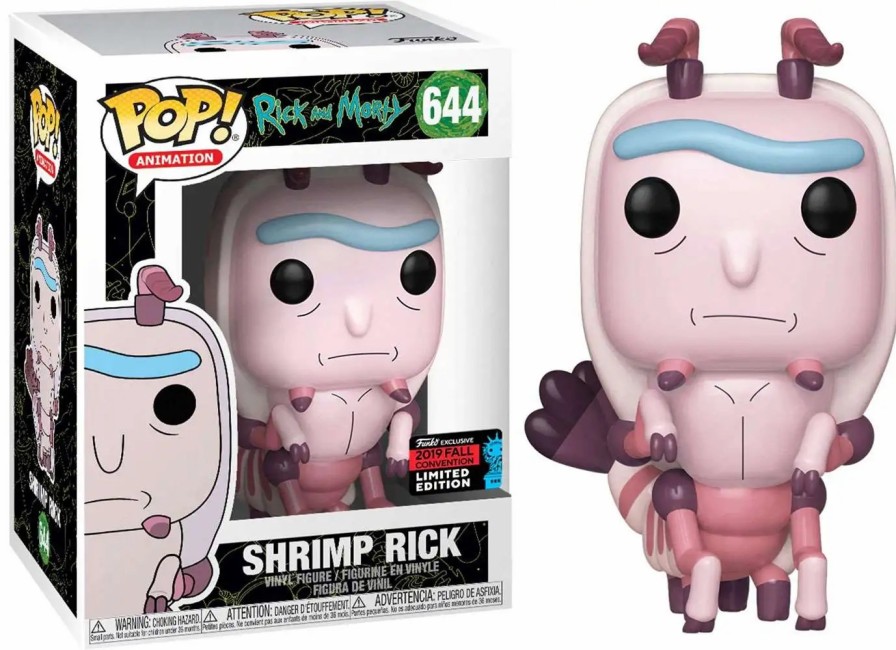 All Brands Funko | Funko Rick & Morty Pop! Animation Shrimp Rick Exclusive Vinyl Figure #644