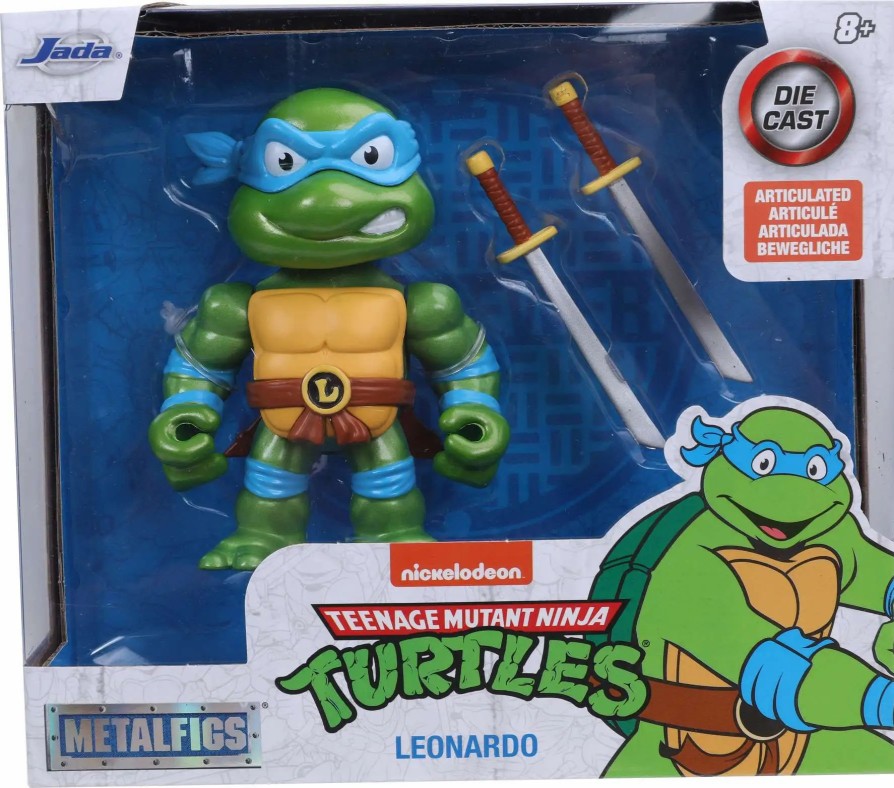 All Brands Jada Toys | Teenage Mutant Ninja Turtles Metalfigs Die Cast Leonardo 4-Inch Die Cast Figure (Pre-Order Ships February)