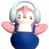 All Brands PMI | Pudgy Penguins Pink Penguin 1.5-Inch Mini Figure [Earmuffs & Overalls Loose]