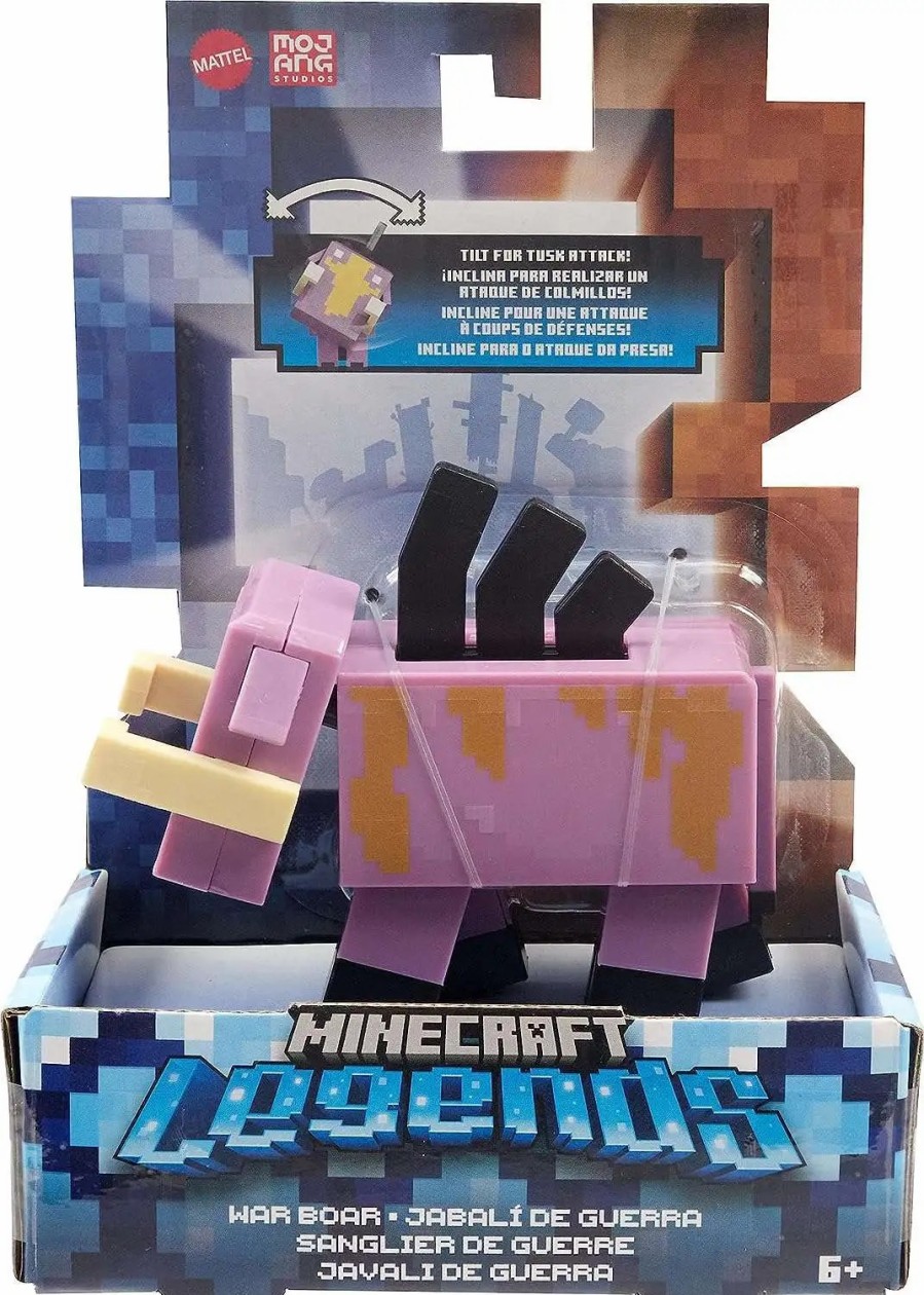 All Brands Mattel Toys | Minecraft Legends War Boar Action Figure