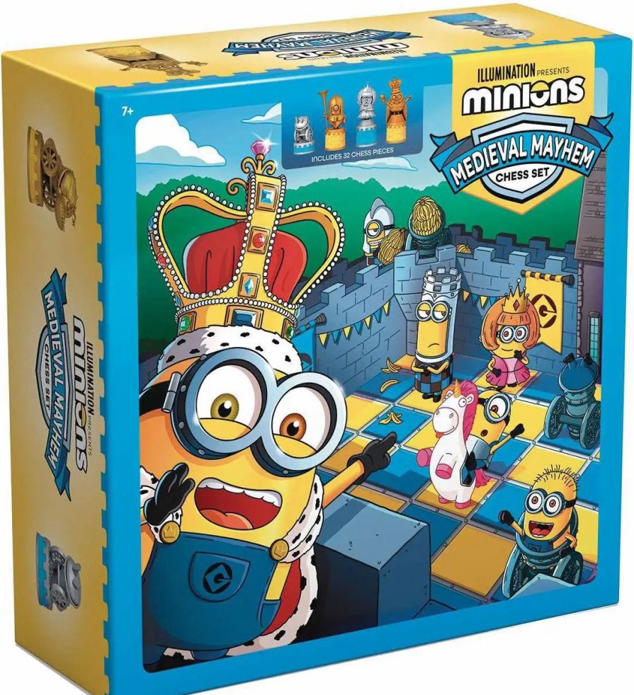 All Brands Think Way | Minions Medieval Mayhem Chess Board Game (Pre-Order Ships January)