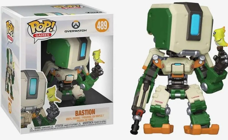 All Brands Funko | Funko Overwatch Pop! Games Bastion 6-Inch Vinyl Figure #489 [Super-Sized]