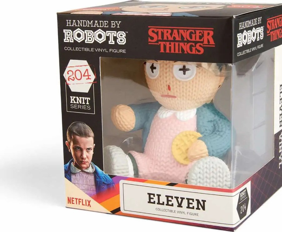 All Brands BDA Collectibles | Stranger Things Handmade By Robots Knit Series Eleven 5-Inch Knit-Look Vinyl Figure