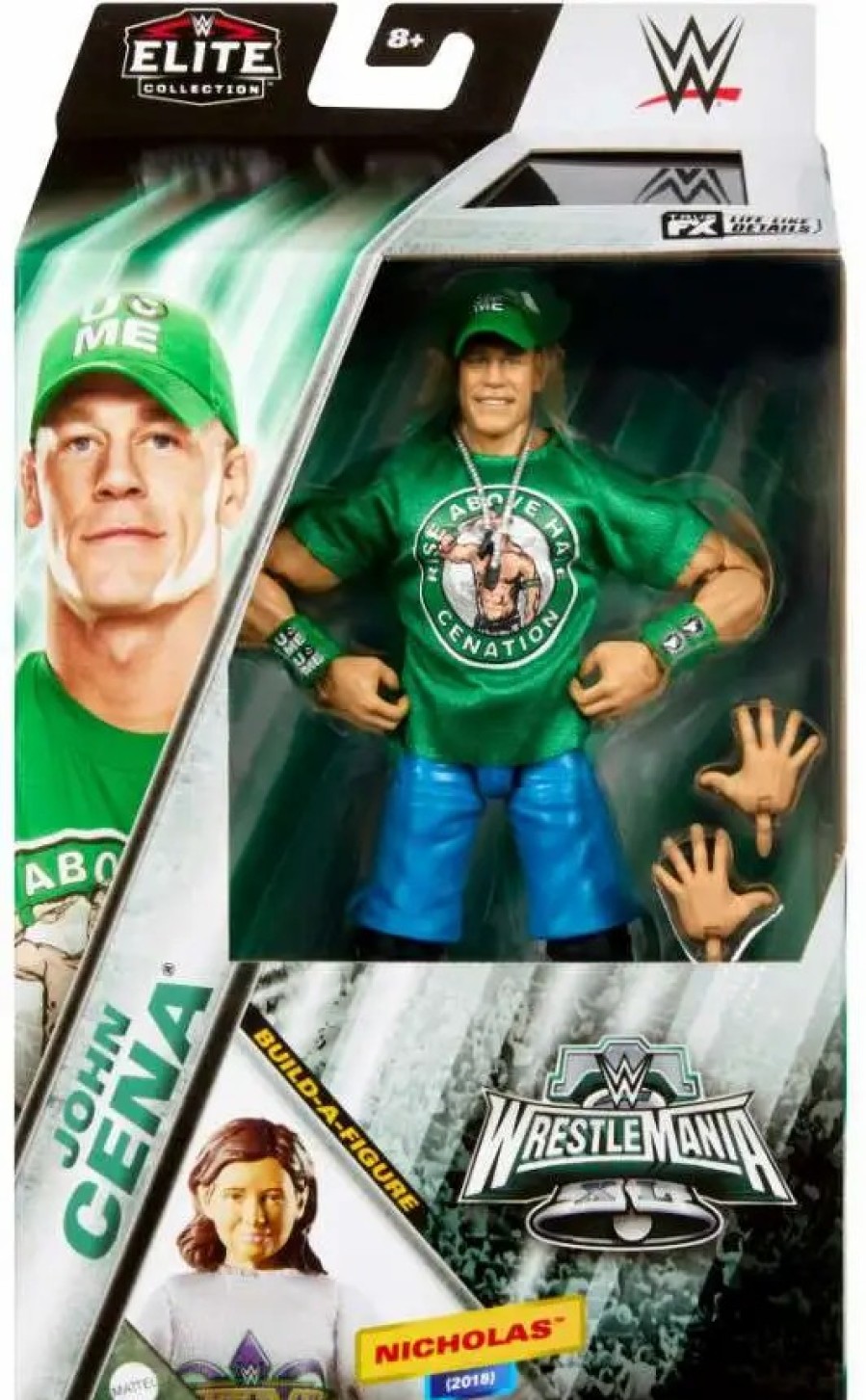 All Brands Mattel Toys | Wwe Wrestling Elite Collection Wrestlemania 34 John Cena Exclusive Action Figure [Build Nicholas Part] (Pre-Order Ships March)