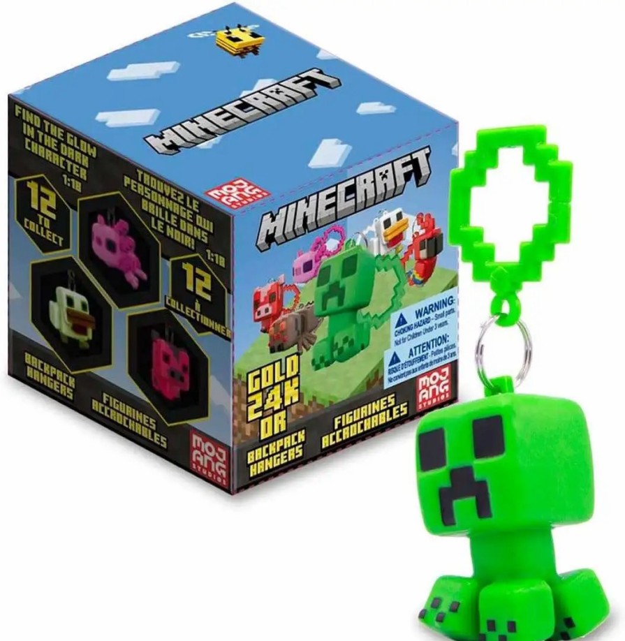 All Brands Just Toys | Minecraft Backpack Hangers Mystery Pack [1 Random Figure]