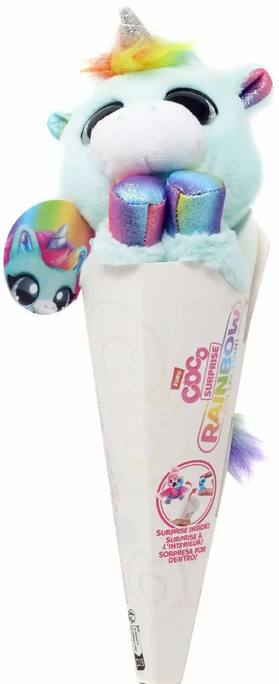 All Brands Zuru Toys | Coco Cones Surprise Rainbow Collection Vivi Plush