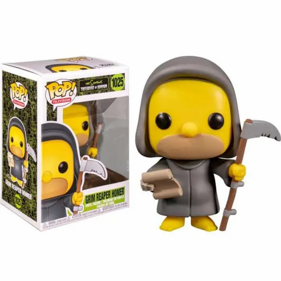 All Brands Funko | Funko The Simpsons Treehouse Of Horror Pop! Television Reaper Homer Vinyl Figure #1025