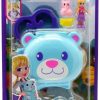 All Brands Mattel Toys | Polly Pocket Pet Connects Blue Bear Micro Playset