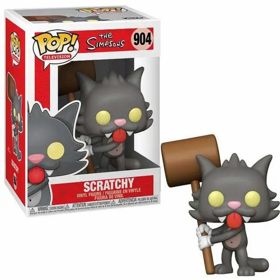 All Brands Funko | Funko The Simpsons Pop! Television Scratchy Vinyl Figure #904