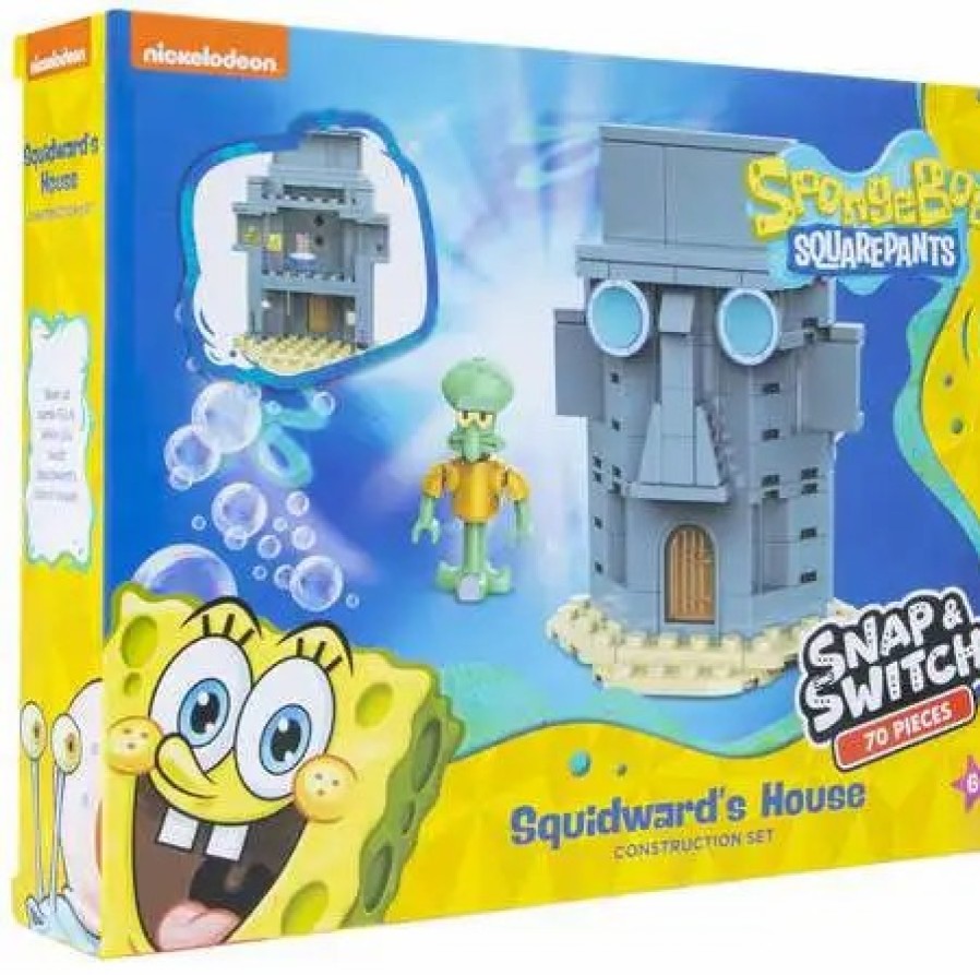 All Brands Well Played Toys | Spongebob Squarepants Snap & Switch Squidward'S House Construction Set