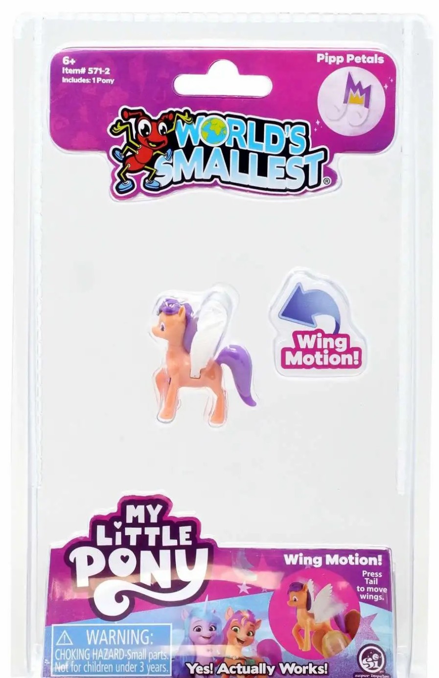 All Brands Super Impulse | My Little Pony World'S Smallest Series 2 Pipp Petals Micro Figure