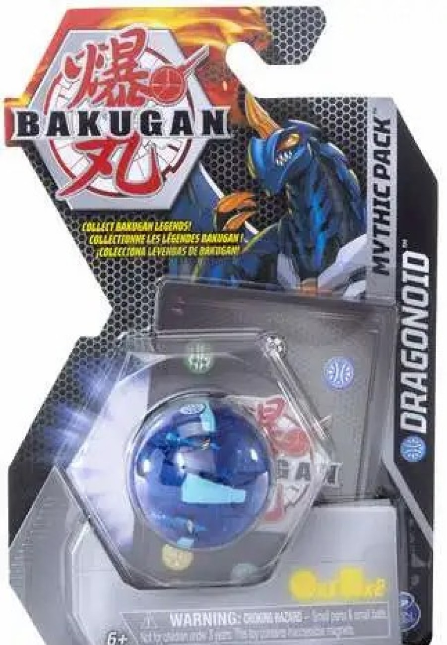 All Brands Spin Master | Bakugan Mythic Pack Dragonoid Single Figure & Trading Card