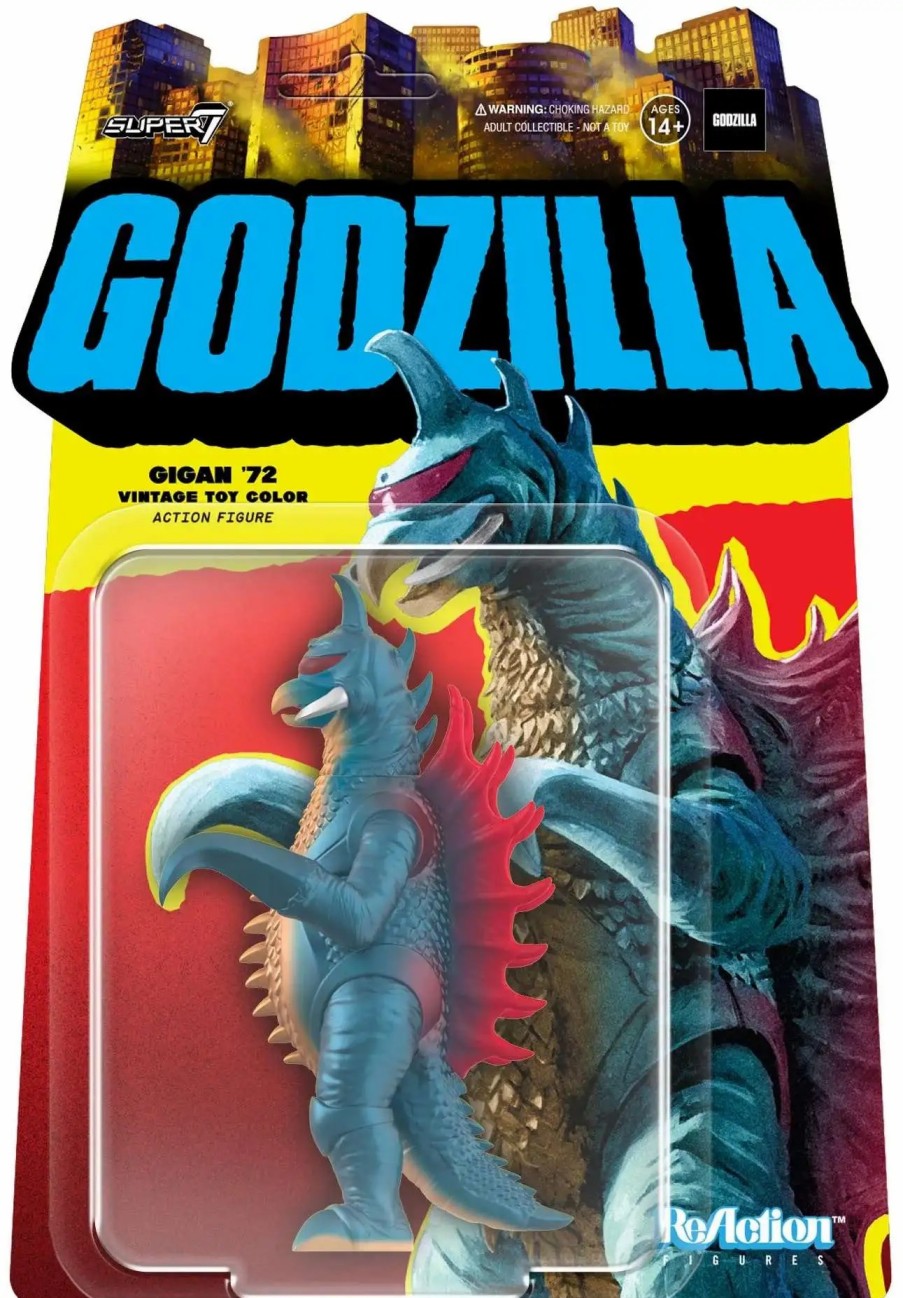 All Brands Super7 | Godzilla Reaction Toho Gigan '72 Action Figure [Vintage Toy Color]