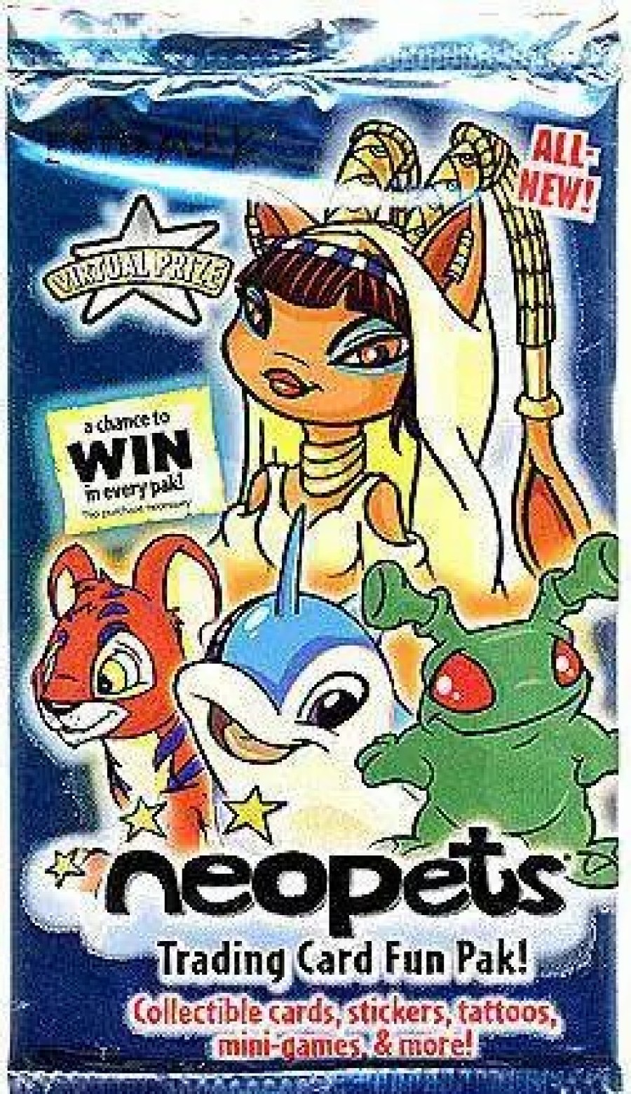 All Brands Enterplay | Neopets Fun Pak Trading Card Pack [Cards, Tattoos, Stickers & More!]