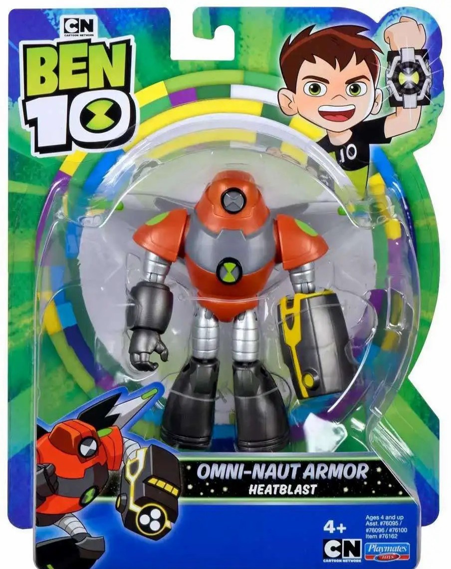 All Brands Playmates | Ben 10 Omni-Naut Armor Heatblast Action Figure