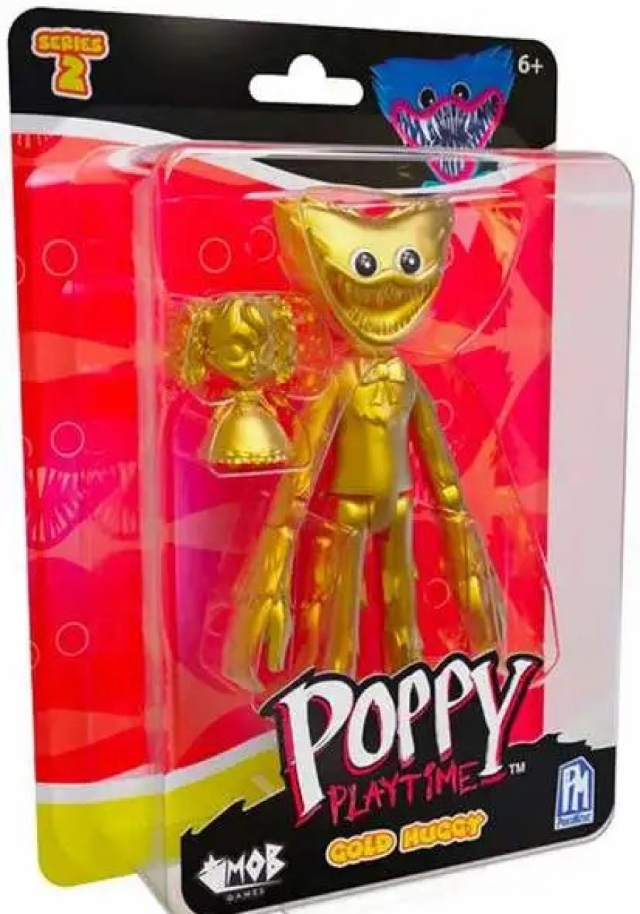 All Brands Phat Mojo | Poppy Playtime Series 2 Gold Huggy Action Figure