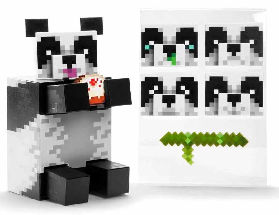 All Brands Mattel | Minecraft Diamond Level Panda Exclusive Action Figure