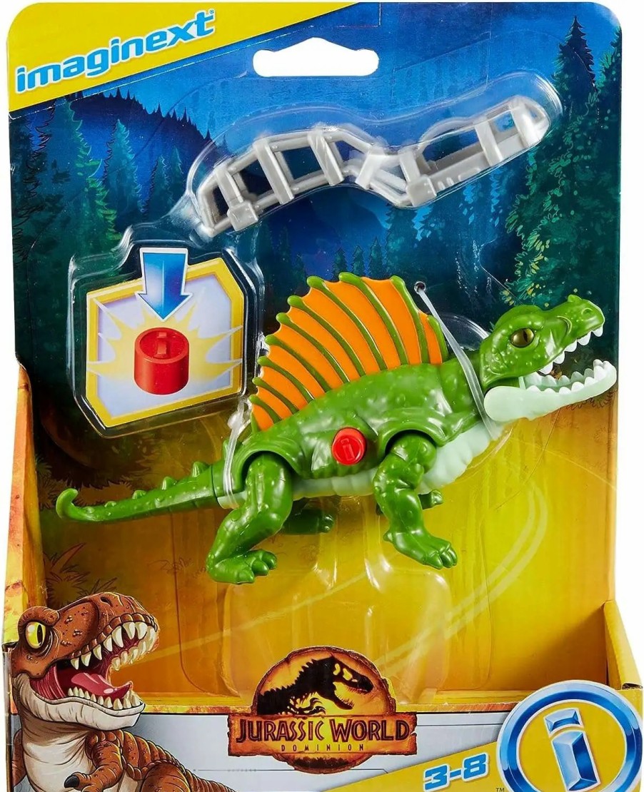 All Brands Fisher Price | Fisher Price Jurassic World Imaginext Dominion Dimetrodon Figure Set