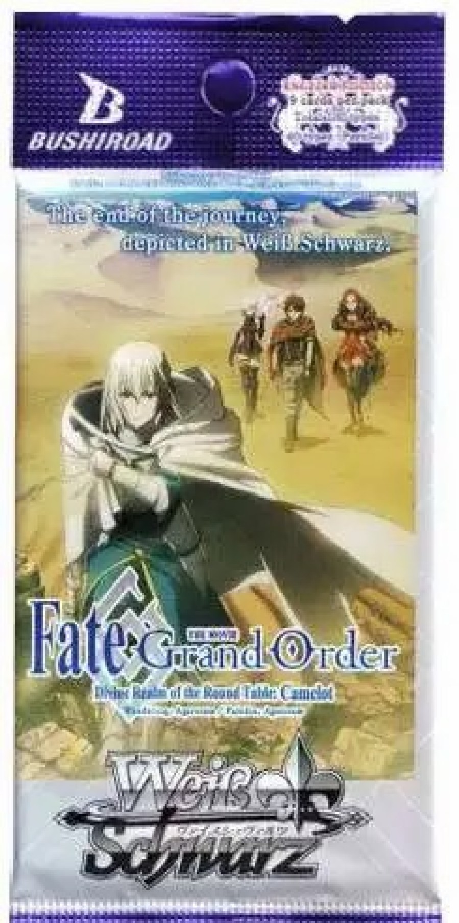 All Brands BushiRoad | Weiss Schwarz Trading Card Game Fate Grand Order The Movie Divine Realm Of The Round Table: Camelot Booster Pack [9 Cards]