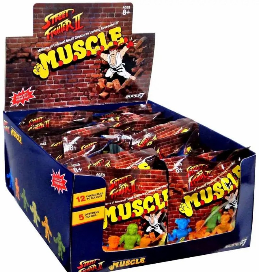 All Brands Super7 | M.U.S.C.L.E. Street Fighter Ii Mystery Box [36 Packs]