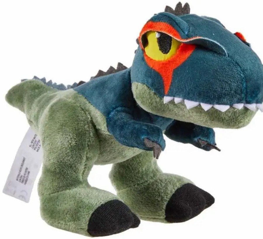 All Brands Mattel | Jurassic World Dino Trackers Eocarcharia 5.5-Inch Plush With Sound