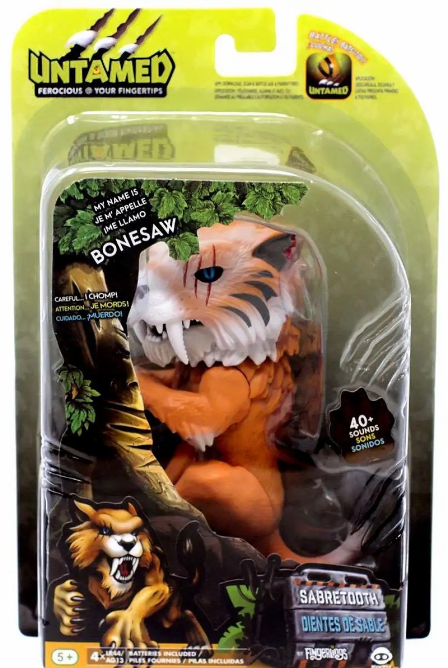 All Brands WowWee | Fingerlings Untamed Sabretooth Bonesaw Figure