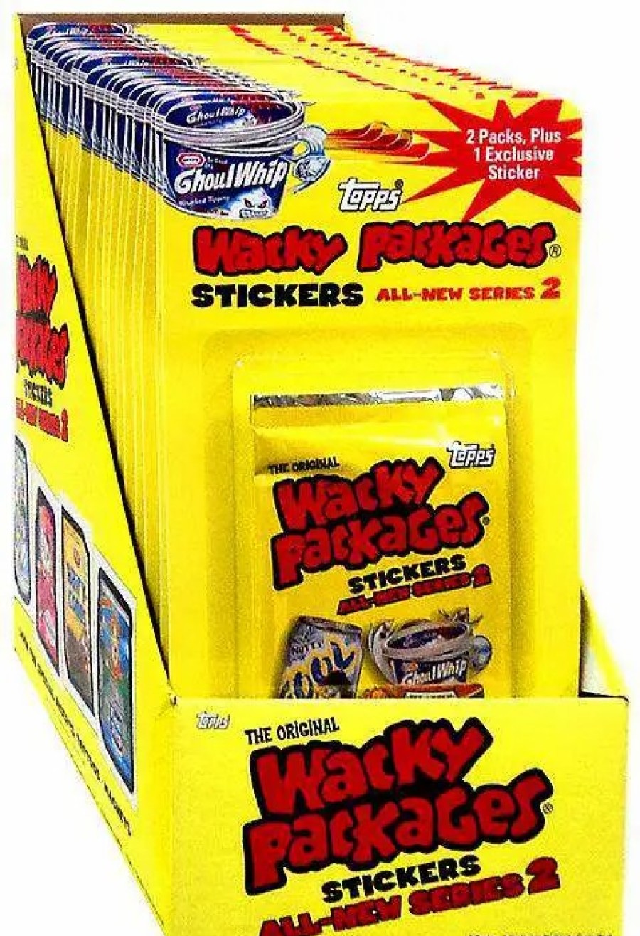 All Brands Topps | Wacky Packages Topps 2005 All-New Series 2 Trading Card Sticker Blister Box [20 2-Packs]