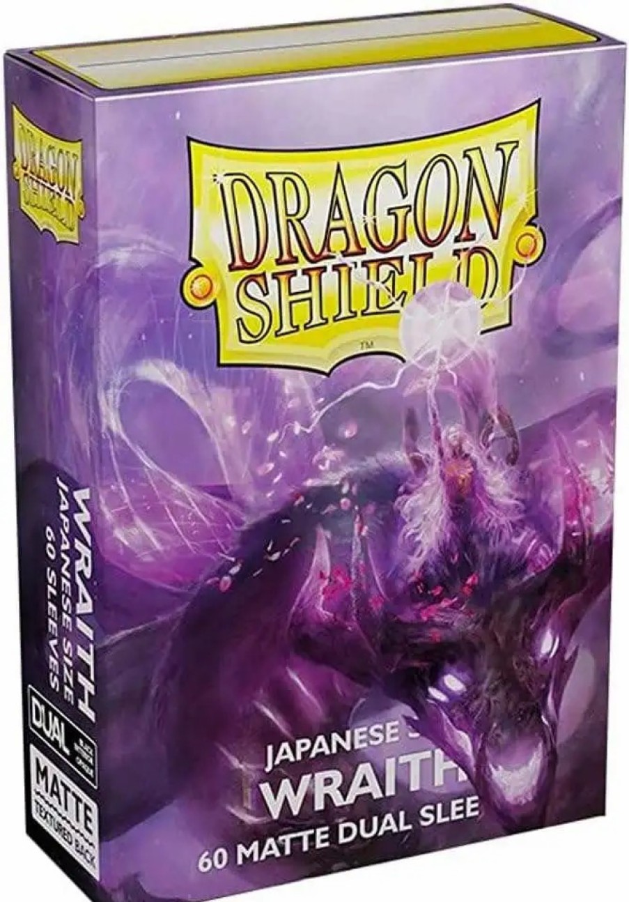 All Brands Arcane Tinmen | Dragon Shield Wraith Matte Dual Sleeves 60 Pack Card Sleeves [Japanese Size]