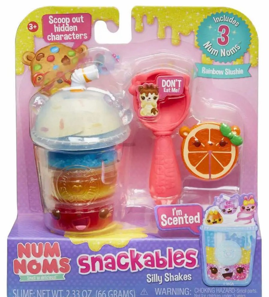 All Brands MGA Entertainment | Num Noms Snackables Silly Shakes Rainbow Slushie Scented Pack