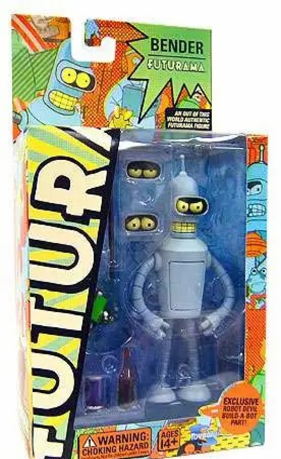 All Brands Toynami | Futurama Series 3 Bender Action Figure