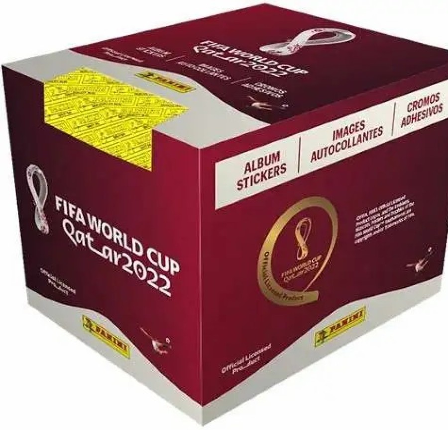 All Brands Panini | Fifa World Cup Panini 2022 Qatar Soccer Sticker Box [50 Packs]