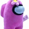 All Brands Just Toys | Among Us Pink With Flower 6.5-Inch Plush