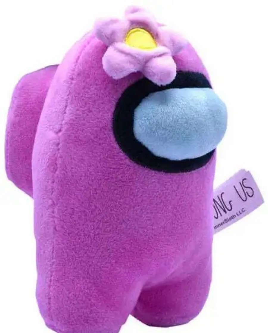 All Brands Just Toys | Among Us Pink With Flower 6.5-Inch Plush