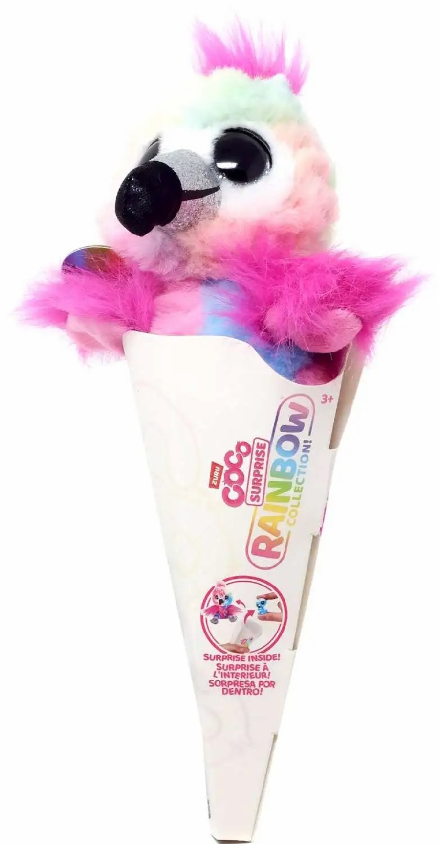 All Brands Zuru Toys | Coco Cones Surprise Rainbow Collection Huey Plush