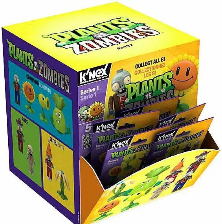 All Brands K'NEX | K'Nex Plants Vs. Zombies Series 1 Mystery Box [48 Packs]