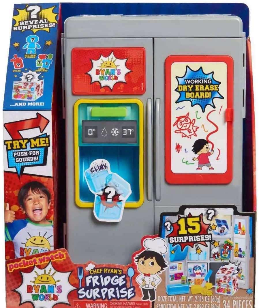 All Brands Just Play | Pocket Watch Ryan'S World Chef Ryan'S Fridge Surprise Playset