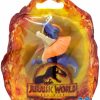 All Brands Fisher Price | Fisher Price Jurassic World Imaginext Dominion Dilophosaurus Mini Figure [Purple & Orange]