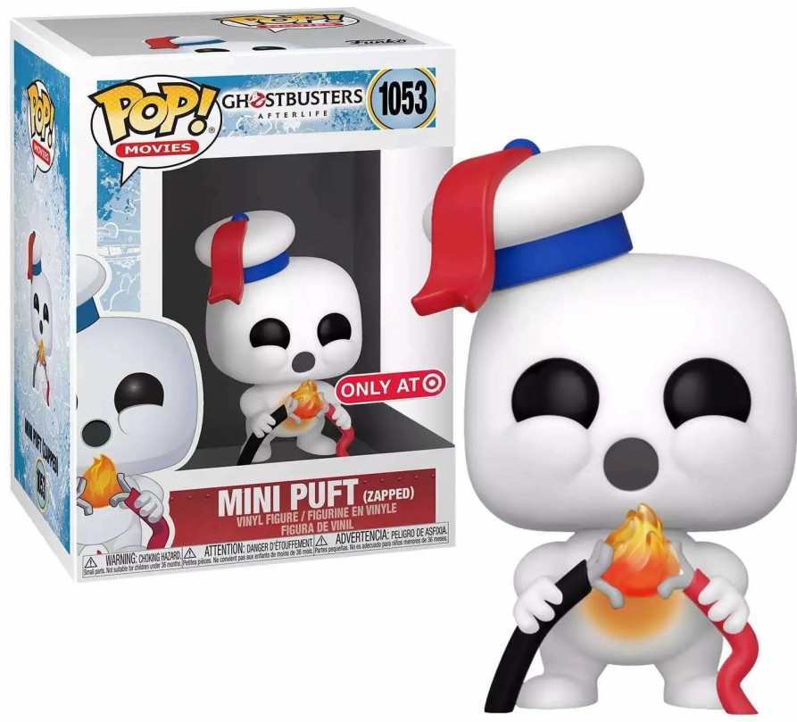 All Brands Funko | Funko Ghostbusters Afterlife Pop! Movies Mini Puft Exclusive Vinyl Figure #1053 [Zapped]