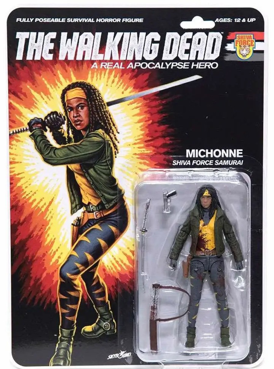 All Brands McFarlane Toys | Mcfarlane Toys The Walking Dead Shiva Force Michonne Action Figure [Bloody]