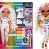 All Brands MGA Entertainment | Rainbow High Color & Create Purple Eyes/Curly Hair Doll