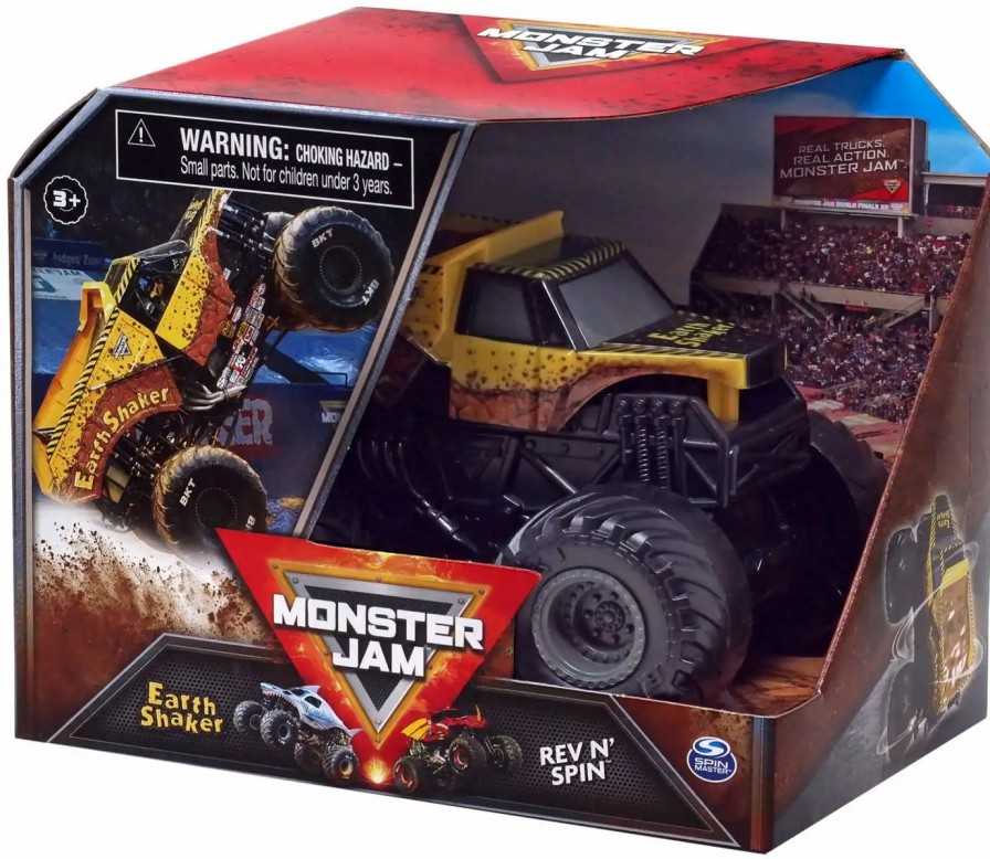 All Brands Spin Master | Monster Jam Rev N' Spin Earth Shaker Vehicle