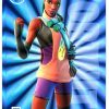 All Brands Panini | Fortnite 2021 Series 3 Laser Zina #100 [Rare Outfit]