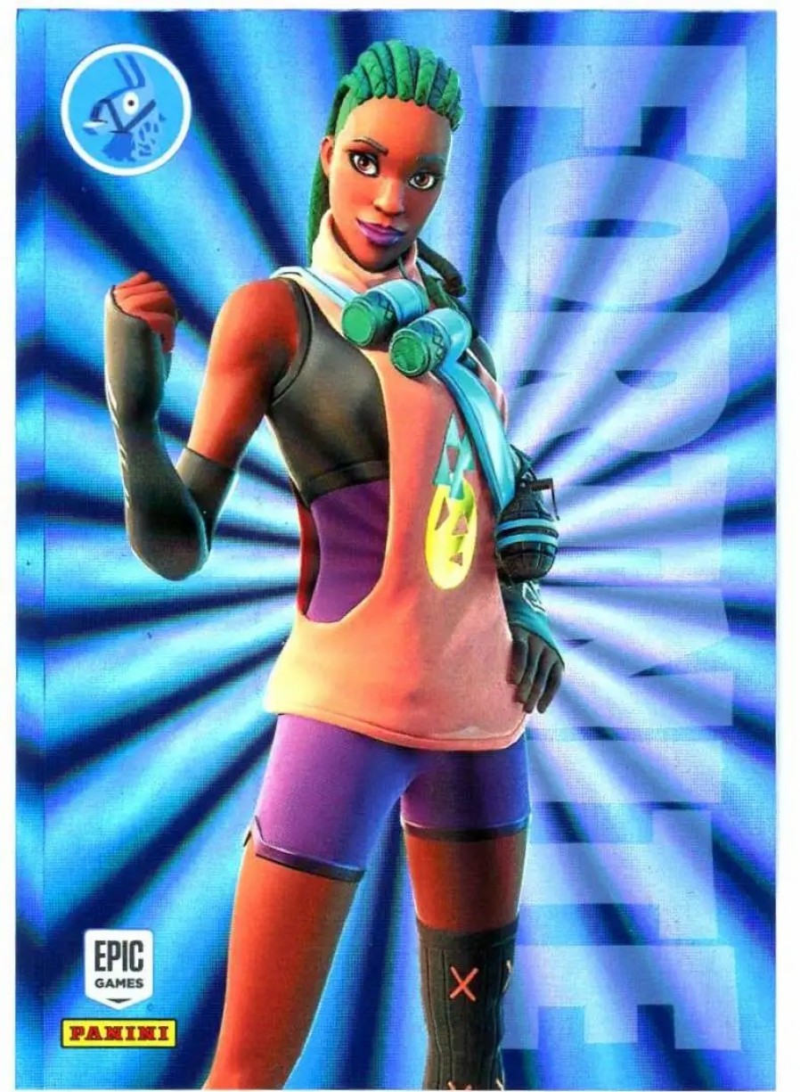 All Brands Panini | Fortnite 2021 Series 3 Laser Zina #100 [Rare Outfit]