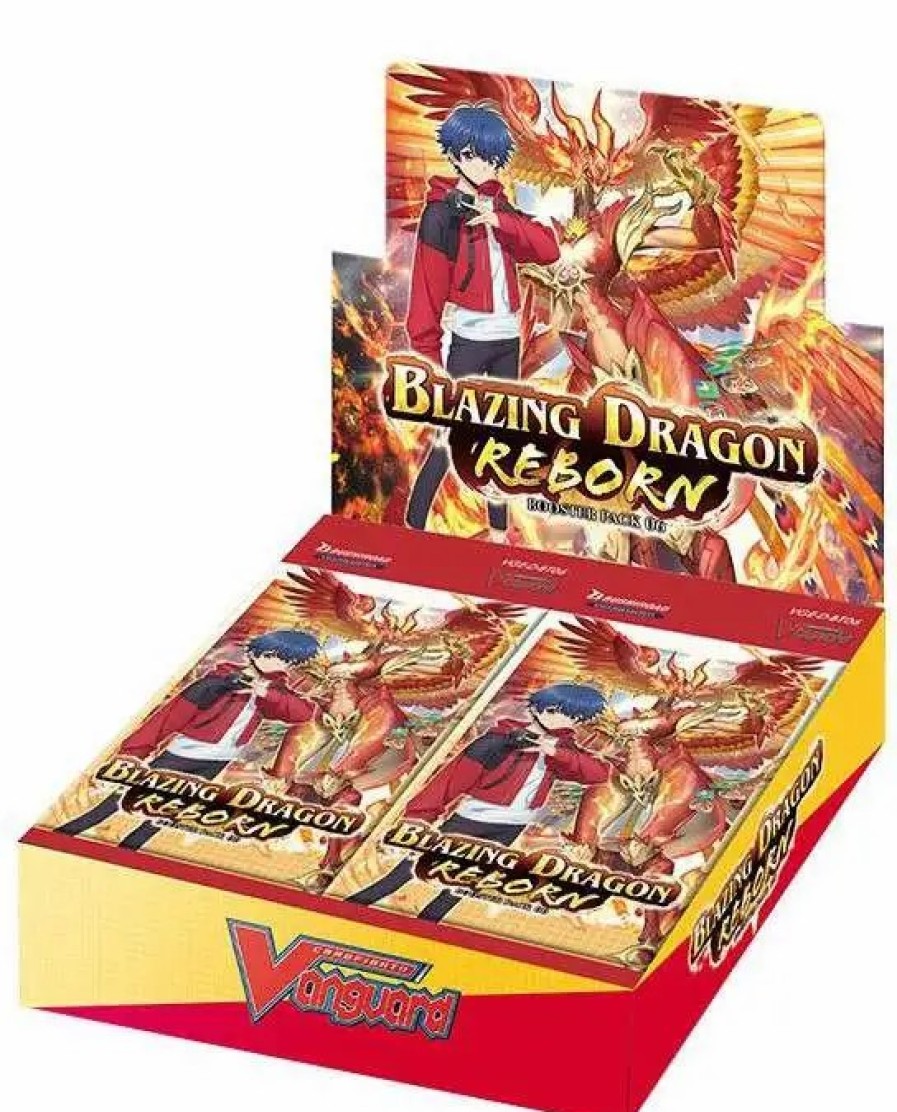 All Brands BushiRoad | Cardfight Vanguard Trading Card Game Overdress Blazing Dragon Reborn Booster Box Bt06