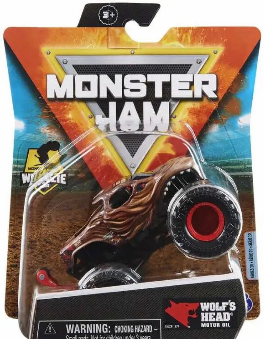 All Brands Spin Master | Monster Jam Series 20 Wolf'S Head Motor Oil Diecast Car