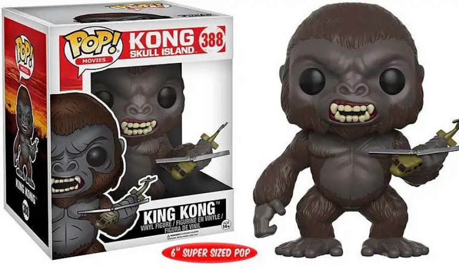 All Brands Funko | Funko Skull Island Pop! Movies King Kong 6-Inch Vinyl Figure #388 [Super-Sized]