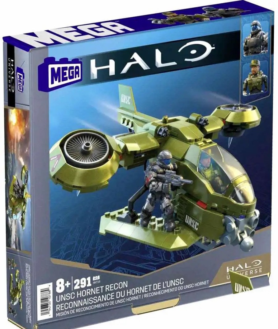 All Brands Mega Bloks | Mega Bloks Halo Universe Unsc Hornet Recon Set [Includes Sgt. Stacker & Odst]