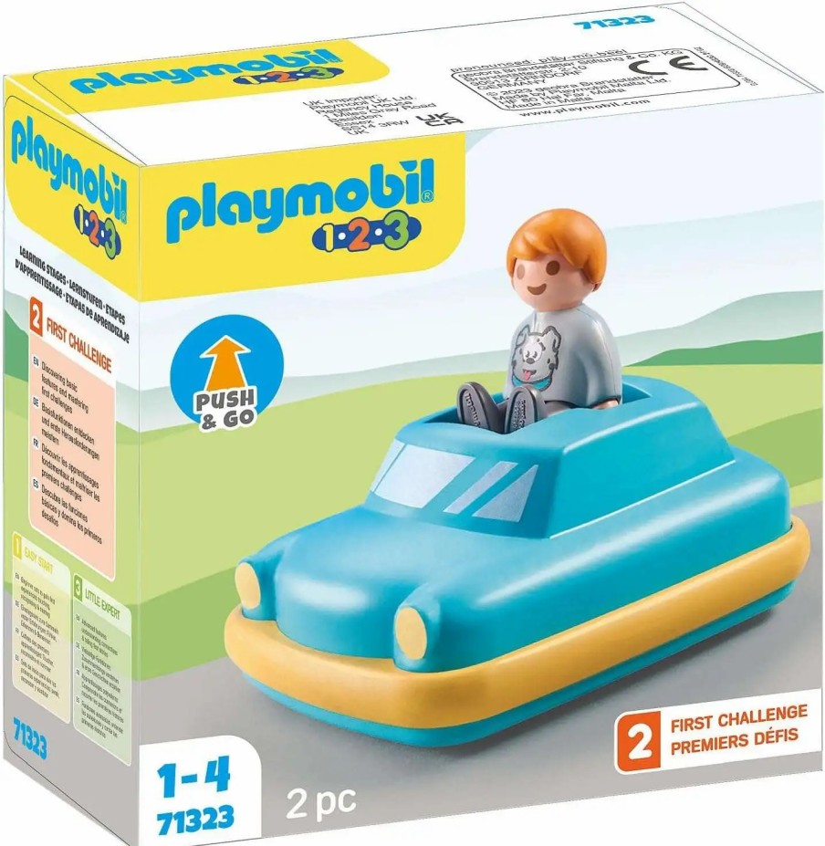 All Brands Playmobil | Playmobil 1.2.3 Children'S Car Set #71323