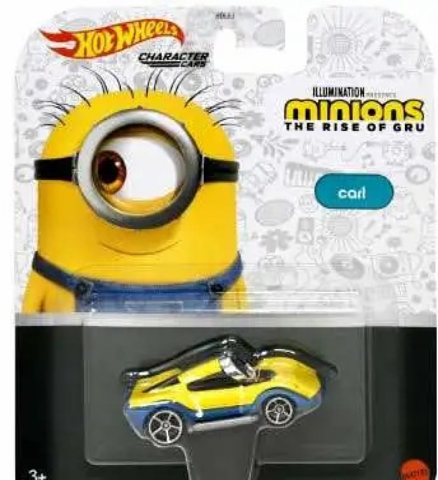 All Brands Mattel Toys | Hot Wheels Minions Rise Of Gru Character Cars Carl Diecast Car