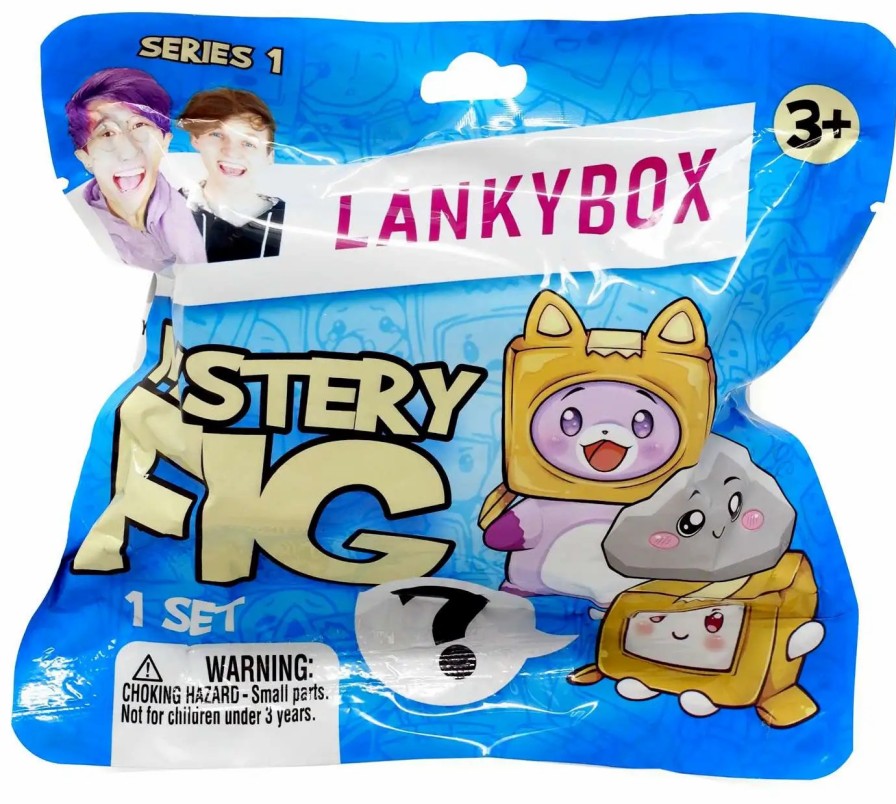 All Brands Bonkers Toy Co. | Lankybox Mystery Fig Mystery Pack [1 Random Figure]